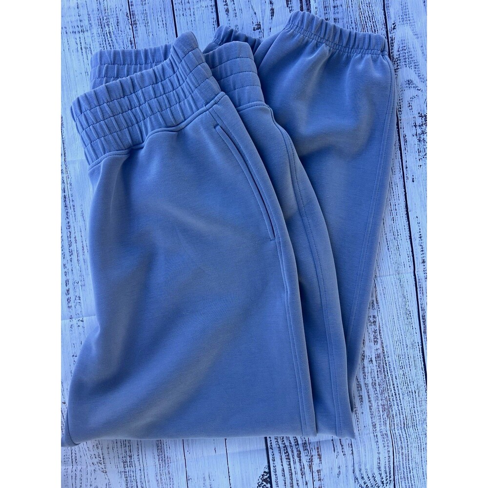 Yogalicious Wash Softlite New Flow Jogger Pants Women’s M Blue Elastic Waist